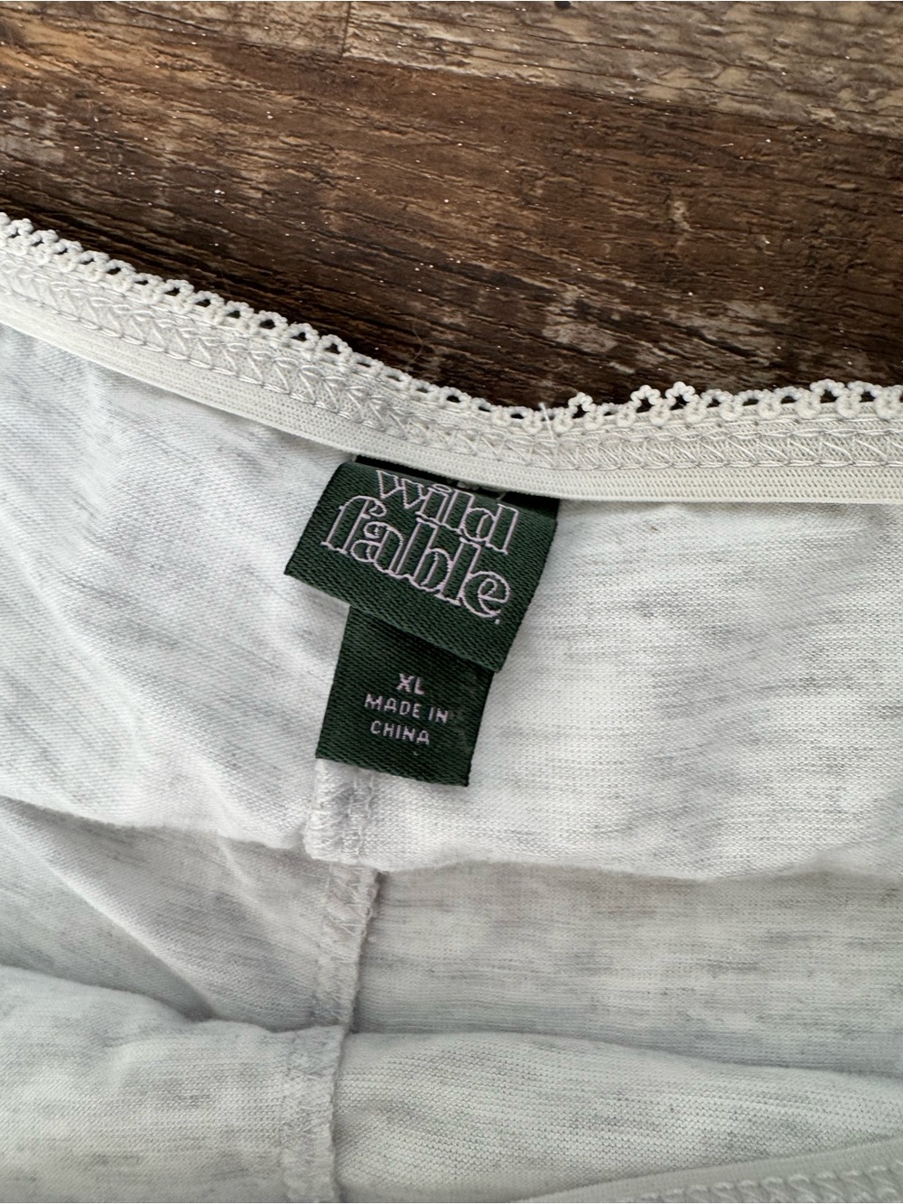 Universal Thread Light Gray Ruffle-Hem Mini Skort - Picture 4 of 6